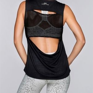 Lorna Jane Black tournament tank size XS